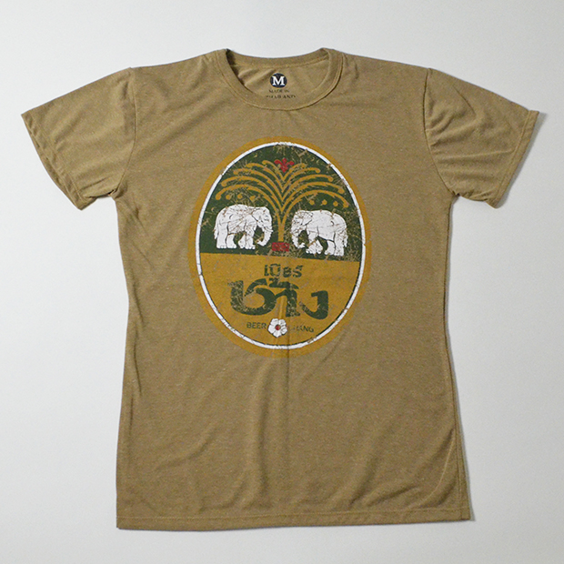 CHANG BEER Tシャツ【ベージュ】