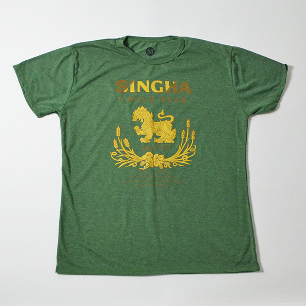 SINGHA BEER Tシャツ【グリーン】