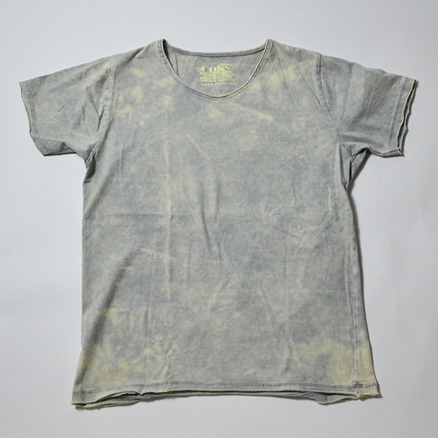 OUKY VINTAGE WASHED Tシャツ【ライトグレー】